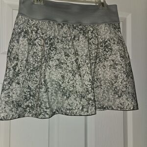 Puma Green And White Floral Patterned Skort